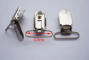 30mm/35mm Caliente venta de almohadilla de plástico liga clips de llaves de metal clip de cosplay accesorios de prendas de proteger clip