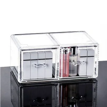 Varios Estilos de Cajón Organizador de Maquillaje Cosméticos Caja de Almacenamiento de Plástico Transparente Caja de lápiz de labios de la Joyería Soporte de Exhibición de WF1021