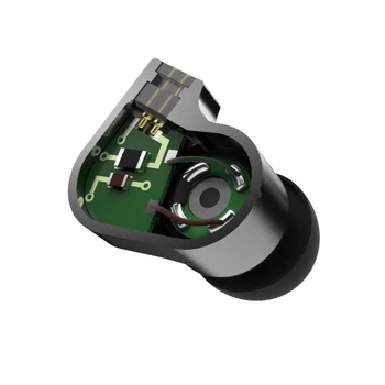 Smabat X1 Metal de alta fidelidad Auricular del Monitor Compuesto de Doble Unidad de Controlador de 6mm Tweeter+10 mm Woofer de Auriculares IEM Ejecución de Deporte Auricular ST-10s