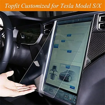 Para El Tesla Model X Modelo S Centro De Control De Pantalla Táctil De Navegación Del Coche De La Pantalla Táctil Protector De 17 Pulgadas Con Películas Protectoras