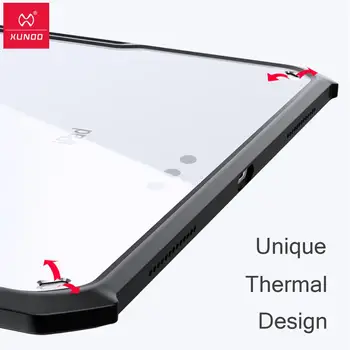 Para el iPad de Aire 2020 caja de la Tableta de XUNDD bolsas de aire a prueba de Choques de Protección Transparente de la Cubierta Trasera para iPad de Aire de 4 Casos