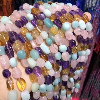 La Piedra Natural de Bolas Irregulares de Color de Piedras preciosas Sueltas Perlas Para la Joyería DIY Collar Pulsera Pendientes Pulsera Accesorios