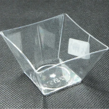 - Promoción de Parte de los Proveedores, Desechables de Plástico, Vajilla, 55*30 mm/60 ml Transparente Mini Esmeralda Postre Copa, 20/Pack