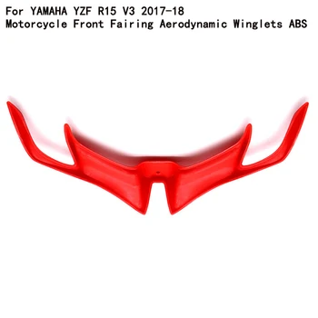 Delantero De La Motocicleta Carenado Aerodinámico Winglets Abs Inferior De La Cubierta De Protección De La Guardia Para Yamaha Yzf R15 V3.0 2017-18 Moto Accesorios
