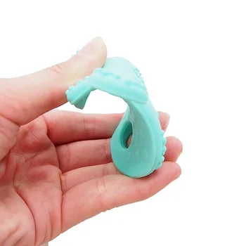Chenkai 50PCS de Silicona Libre de BPA Pulpo Chupadero Suave Chupete Dentición Para DIY Bebé Chupete Clip de Chupete Cadena de Juguete