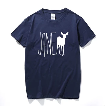 La Vida Es Extraña Jane Doe Teal Carácter De Algodón T-Shirt Camiseta Para Los Hombres O-Cuello De La Aptitud De La Camiseta De Hip Hop De La Marca De Ropa De Adolescente