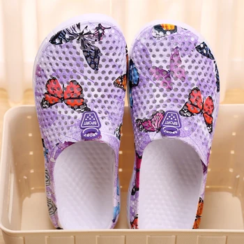 Mujer Casual Zuecos Transpirable Sandalias de Playa de san Valentín Zapatillas de Verano Deslizarse sobre las Mujeres Flip flop Zapatillas de Casa, Zapatos para Mujer
