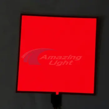 EL panel de retroiluminación led brillante de 10*10 cm panel de retroiluminación LED de luz de fondo electroluminiscente con DC3V / DC5V / DC12V inversor