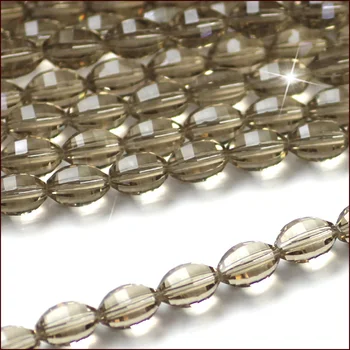 AAA22 AAA Griding forma ovalada de Perlas de vidrio de Múltiples Colores, brillando el DIY de la Joyería de perlas de 9x6mm 11x8mm 13x10mm 100pcs/bolsa