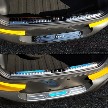 Lsrtw2017 maletero del coche panel de protección para kia stonic 2018 2019 2020 2021 kx1 accesorios de decoración de molduras interiores