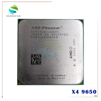 AMD Phenom X4 9650 X4 9650 Quad-Core DeskTop 2.3 GHz CPU HD9650WCJ4BGH Socket AM2+/940pin