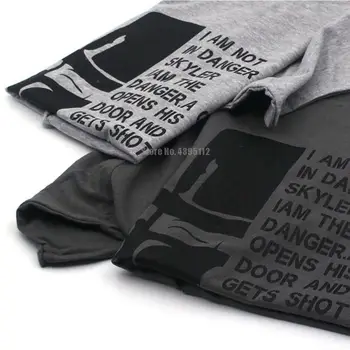 La caída En el Reverso de Moda a Finales de Cubierta de la Camiseta de los Hombres de LA Moda de Algodón T-Shirt S-3Xl O-Cuello de Camisetas Hipster