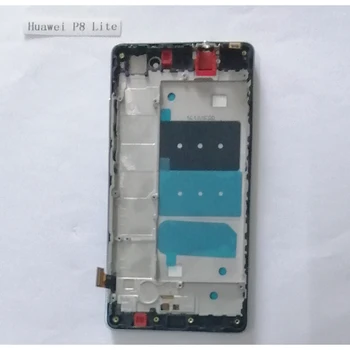 5.0 pulgadas de Huawei P8 Lite LCD de la Pantalla Táctil con Marco de Reemplazo Para Huawei P8 Lite ALE-L21
