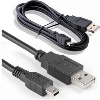 200PCS USB 2.0 a Macho a Mini USB de 5 Pines de Sincronización de Datos de Carga Cable del cargador de GPS, MP3, Reproductor de MP4, Cámara Digital de teléfono