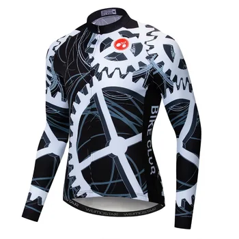 2020 ciclismo de larga jersey de los Hombres en Bicicleta de Montaña jersey de otoño de MTB de la Bicicleta ropa de manga larga de Equipo de Carretera Arriba Maillot Ropa Ciclismo