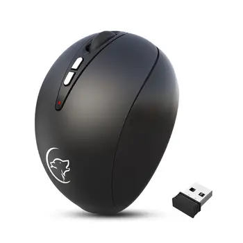2.4 G Wireless Gaming Mouse Ergonómico con Retroiluminación LED de Luz 2400DPI Juego Vertical Ratones con Receptor USB Kit para Ordenador PC Portátil