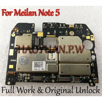 El Trabajo completo de Desbloqueo de Móviles de Panel Electrónico de la Placa base Circuitos Flex Cable Para Meizu Meilan M5 Nota 5 Note5 MB Placa