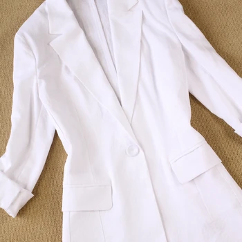 2 piezas del conjunto de las mujeres del Traje femenino 2020 verano nuevo estilo de ropa transpirable blanco señoras de oficina OL uniforme de chaqueta + pantalones cortos traje