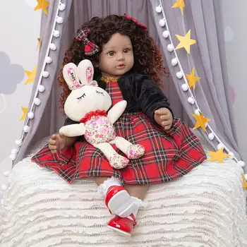 Nuevo Estilo KEIUMI Niño Reborn Baby Dolls 60 CM Reales Lindo de los Recién nacidos de Boneca Menina Jugar con Muñecas Juguetes a los Niños los Regalos de Cumpleaños