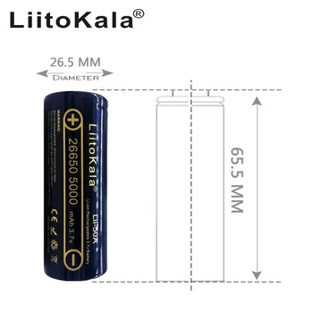 LiitoKala Lii-202 cargador de batería+2pcs HK LiitoKala Lii-50A 26650 5000mah batería Recargable de la linterna,40-50A descarga
