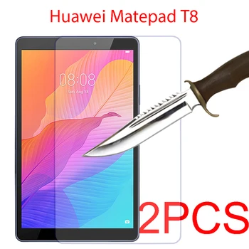 2PCS de vidrio templado protector de pantalla para Huawei matepad T8 8.0 8