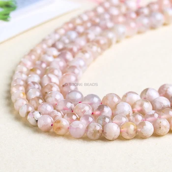 6-16mm Natural de la flor del Cerezo Ágata Rosa Suelta Perlas Para la Joyería de Bricolaje Pulsera del Collar de las Mujeres Regalos