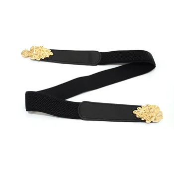 Marca de lujo 2020 las Nuevas Mujeres de la Moda de Simple Banda Elástica de la Flor Hebilla de Cinturón Decorativo Desinger Damas Pequeña Faja Bg-1523
