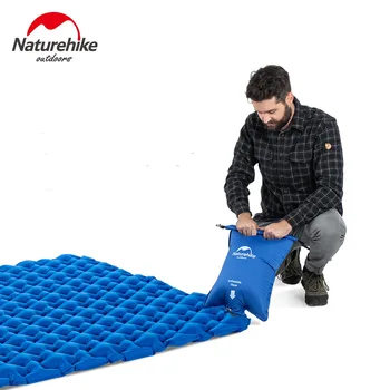 Naturehike al aire libre bolsa de aire tipo ultraligero doble cojín inflable FC-11 colchoneta de camping engrosamiento de la humedad-a prueba de mat