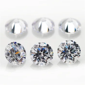 Precio de fábrica de alta calidad DVVS color blanco 1ct-6ct forma redonda Moissanites de diamante para la fabricación de diferentes joyas