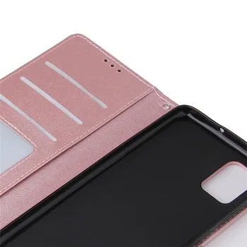Cartera de Cuero Flip Case Para Samsung Galaxy A51 SM-A515 Un 51 A01 A21 A41 A71 A81 A91 Libro Magnético Titular de la Tarjeta de la Cubierta del Teléfono