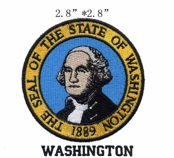 El Estado de Washington Sello bordado parche 2.8