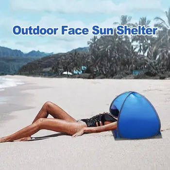 De verano al aire libre de la Playa de Cara Tienda de Paraguas Portátil de Pequeño Toldo Carpa Ligero Plegable de Protección UV del Sol Refugio de Nuevo