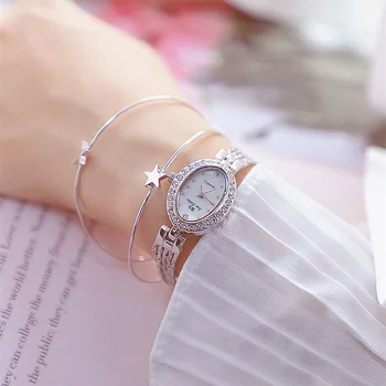 Montre femme 2019 Casual de las Mujeres Relojes Elegante Vestido de Relojes de Cuarzo de las Señoras reloj de Pulsera de diamantes de imitación Relogios Femininos