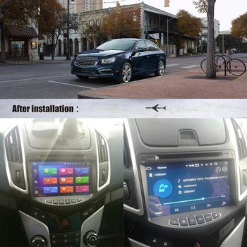 Coche Reproductor Multimedia Para Chevrolet CRUZE Android Radio 2012 - Autoradio DVD Grabador Jefe de la unidad de GPS Navi Estéreo