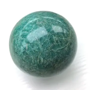 Natural de amazonita de cuarzo esfera de sanación bola de cristal feng shui artesanía decoración del hogar