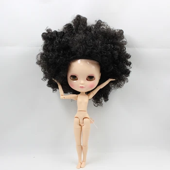 HELADO de Desnudos de la Muñeca de la Serie No.BL9103 Negro salvaje-rizar pelo de la misma como Blyth con el maquillaje,el cuerpo de la junta,un precio más bajo