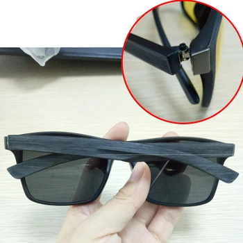 Snelle Planga Imitar Bambú Gafas de sol de los Hombres Polarizadas Amarillo de Madera Gafas de sol de Conducción Gafas de Gafas de lunette de soleil homme