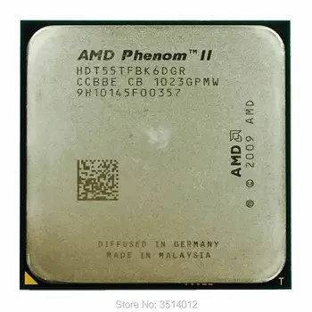 AMD Phenom II X6 1055T 1055 2.8 G 125W de Seis núcleos de CPU procesador HDT55TFBK6DGR Socket AM3