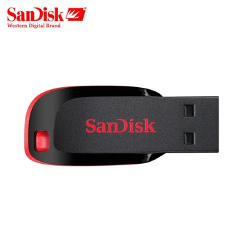 Sandisk CZ50 unidad flash usb de 32gb mini usb flash drive memoria usb 4gb 8gb 16gb de memoria usb de 64 gb de disco flash de 128 gb con un regalo