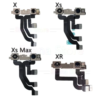 Pequeña Cámara Frontal de Flex Para iPhone X Xs Max XR 7 8 Plus frente a Frente a la Cámara Flex Cable de Luz Sensor de Proximidad No Face ID