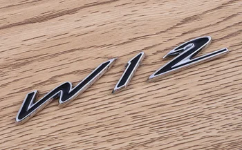 2pcs Nueva W12 Ala Emblema de Coches Guardabarros Lateral Insignia de calcomanías Pegatinas de Velocidad
