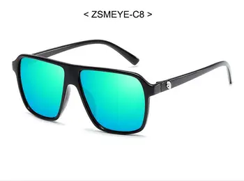 ZSMEYE de 2018 11 de colores Cuadrado Clásico de las Gafas de sol de los hombres de la Marca Caliente de la Venta de Gafas de Sol de la Vendimia Oculos UV400 Oculos de sol