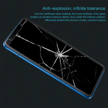 De Vidrio templado Para Samsung Galaxy A7 2018 Teléfono Protector de Pantalla de Cine de Nillkin H 0.33 mm Anti-Explosión de Cristal para Samsung A7 de Vidrio