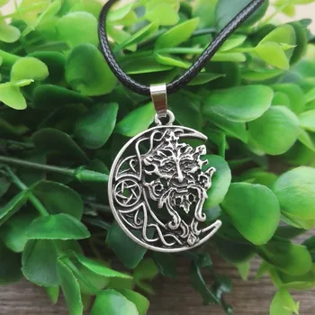 1pcs dropshipping celta Hombre Verde del collar de la Wicca Celta Pagano Dios Espíritu del Árbol de la joyería SanLan
