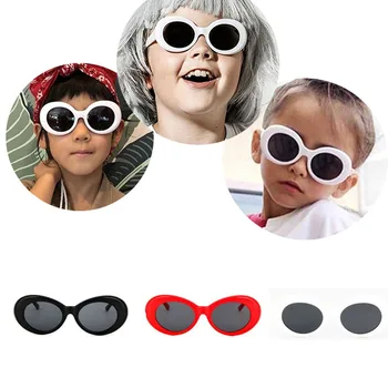 Nueva Oval de los Niños Gafas de sol UV400 Lindo Unisex para Niños Gafas de sol de la Moda Retro de los Niños Gafas de sol