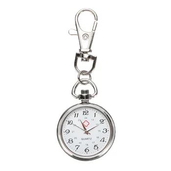 Llavero llavero Colgante Enfermera Pocket Reloj de Cuarzo de Moda Simplemente el Estilo de Relojes de bolsillo Médico Médico FOB de relojes Relogio De Bolso
