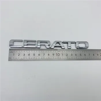 170*17mm Cerato Logotipo de la TAPA de la Cajuela Emblema de la Insignia del Logotipo de Auto Calcomanías Para 2009-2016 Cerato Forte