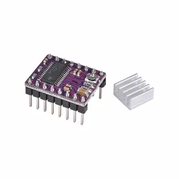 5PCS Compatible DRV8825 paso a Paso StepStick Motor Buzo Módulo con Disipador de Calor para 3D la Impresora Controlador de Rrerap Rampas 1.5 1.6