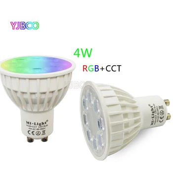 GU10 Miboxer Bombilla LED 4W Dimmable LLEVÓ la Luz de la Lámpara RGB+Blanco Cálido+Blanco (RGB+CCT) Enfoque de Interior de la Sala de estar, AC86-265V