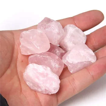 50G Crudo Natural de Cristal de Pepita Chip de Perlas Sin Agujeros Irregulares Áspero Citrinos Amatistas Cuarzo Rosa Perlas para la Joyería